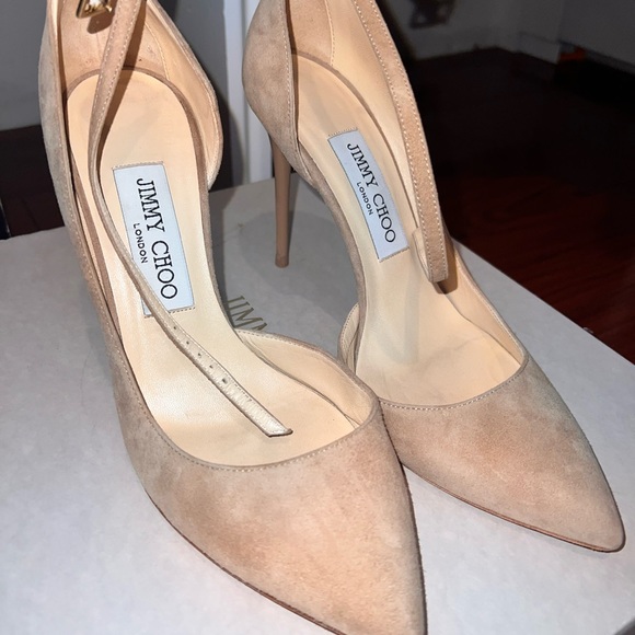 Jimmy Choo shoes LUCY 100 Nude size 37.5 - Picture 4 of 8